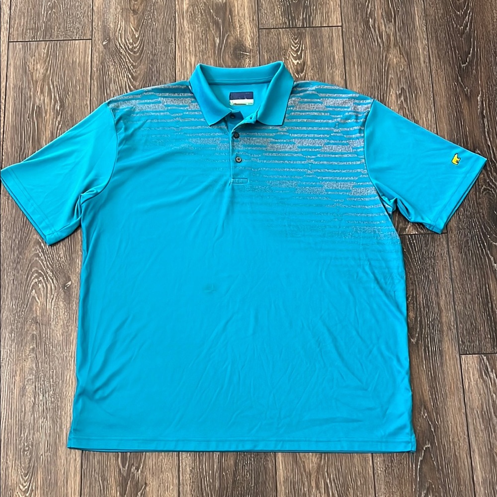 Jack Nicklaus Stay Dri Men's XL Blue Teal Polo Golf Shirt